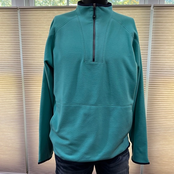 Peter Millar Men's Lily Pad Thermal Flow Micro Fleece Half-Zip - Picture 2 of 8